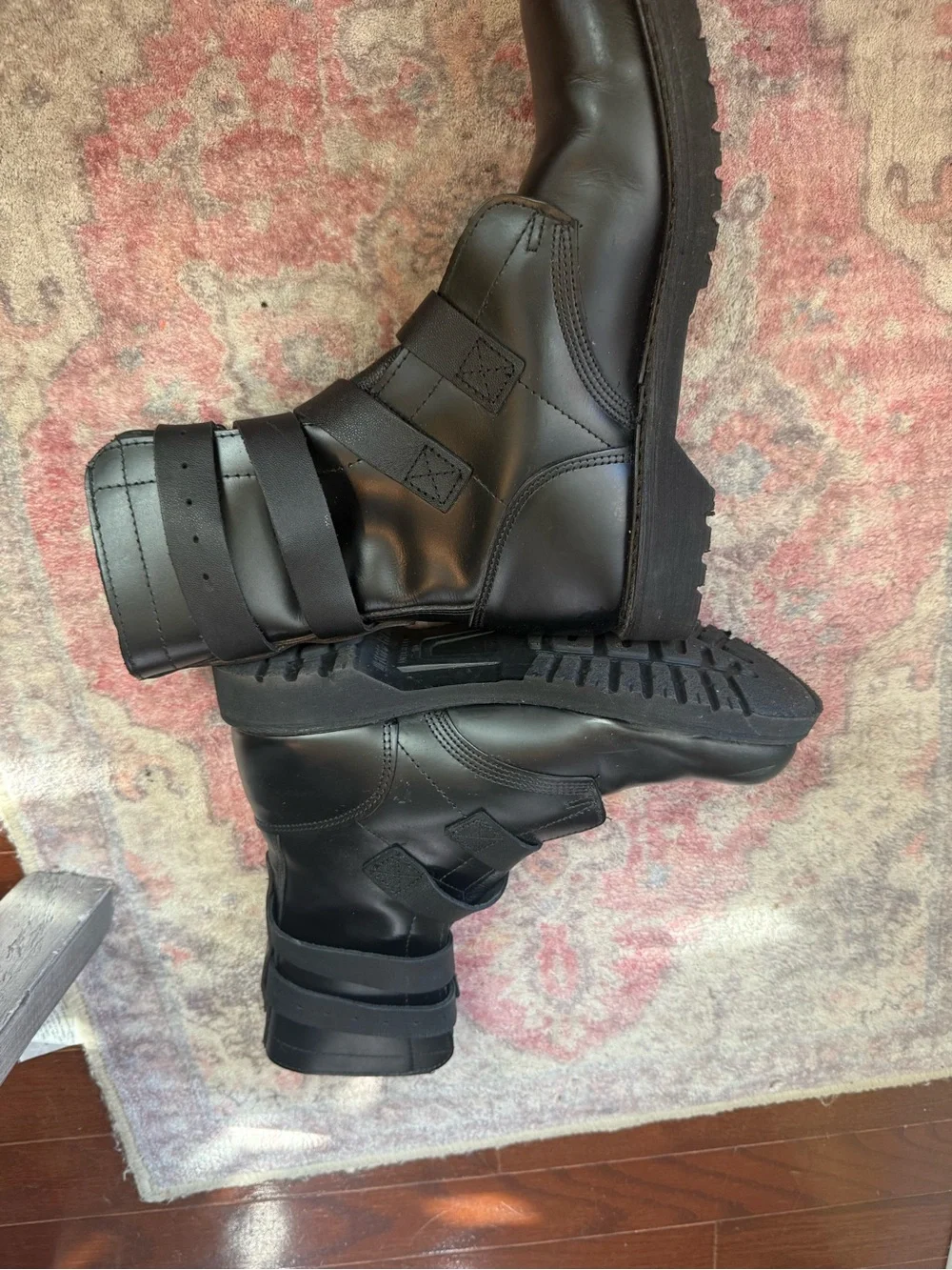 Corcoran men’s tanker combat style black leather boots size men’s 9